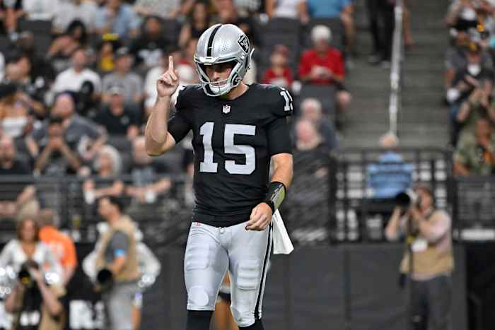 No. 1 pick Fernando Mendoza throws TD pass in preseason debut for Raiders in 27-14 loss to Cardinals — ClickOrlando Sports, Winter Park Sports news
