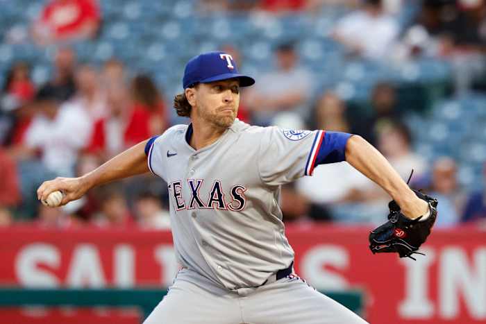 Rangers pitcher Jacob deGrom leaves start against Angels because of right triceps fatigue — ClickOrlando Sports, Winter Park Health news